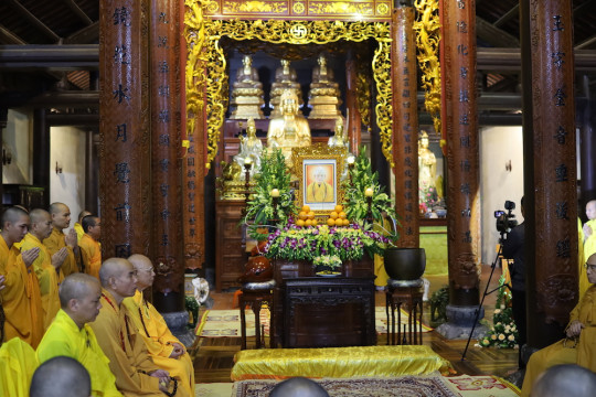 Học viện Phật giáo Việt Nam tại Huế trang nghiêm tưởng niệm Đức Pháp chủ GHPGVN