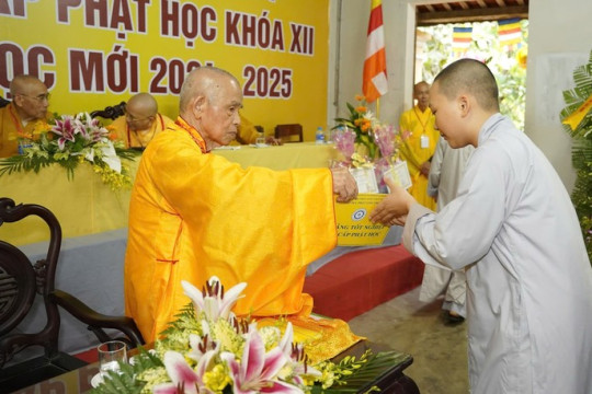 Thừa Thiên Huế: Trường Trung cấp Phật học tỉnh tổ chức Lễ tốt nghiệp khóa XII (2021-2024)