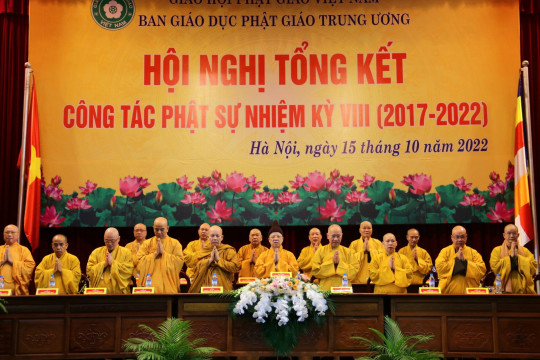 Ban Giáo dục Phật giáo Trung ương tổ chức Hội nghị tổng kết công tác Phật sự nhiệm kỳ 2017 – 2022.