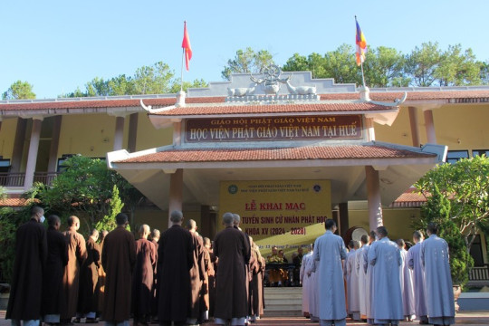 Kết quả tuyển sinh cử nhân Phật học khóa XV (2024-2028) Học viện Phật giáo VN tại Huế