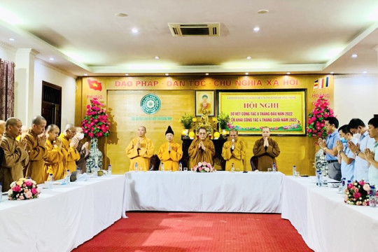 Quảng Ninh: Ban Trị sự họp tổng kết công tác Phật sự 8 tháng đầu năm và triển khai công tác 4 tháng cuối năm