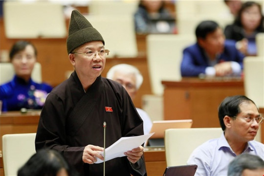 Dấu ấn nhiệm kỳ Quốc hội khóa XIV của ĐBQH - Hòa thượng Thích Thanh Quyết