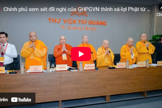 [Video] Phiên họp thứ hai của ICDV và GHPGVN: Thông báo về việc rước xá-lợi Phật, Trái tim Bồ-tát Quảng Đức