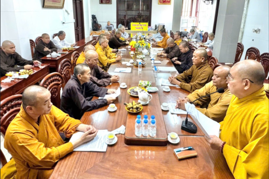 Vĩnh Long: Ban Giáo dục Phật giáo tỉnh triển khai phiên họp lần thứ nhất