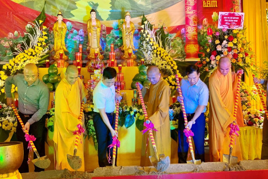 Quảng Ninh: Khởi công xây dựng ngôi Đại hùng bảo điện Chùa Linh Quang