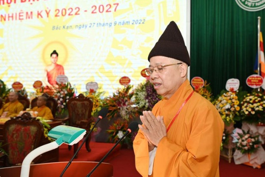 Bắc Kạn: Hòa thượng Thích Thanh Quyết tiếp tục làm Trưởng ban Trị sự Phật giáo tỉnh (2022-2027)