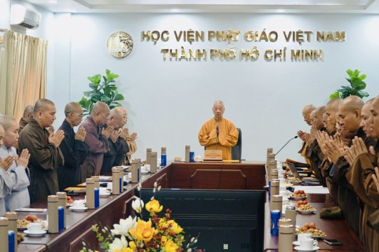 Ngày đầu tiên của Khóa huân tu năm thứ 7 dành cho lãnh đạo và giảng viên Học viện Phật giáo VN tại TP.HCM