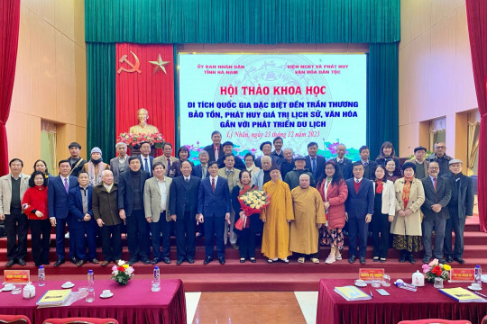 Hội thảo khoa học về Di tích Quốc gia đặc biệt Đền Trần Thương.