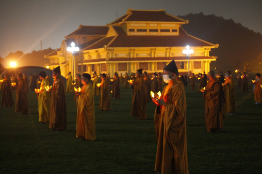 Linh thiêng Lễ tưởng niệm các nạn nhân tử vong do dịch Covid-19 tại Học viện Phật giáo Hà Nội