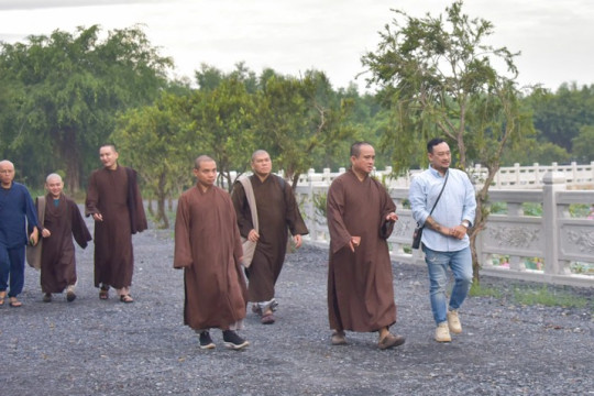 Ban Phim, ảnh khảo sát địa điểm chụp bức ảnh chung trong ngày khai mạc Đại lễ Vesak Liên Hiệp Quốc 2025