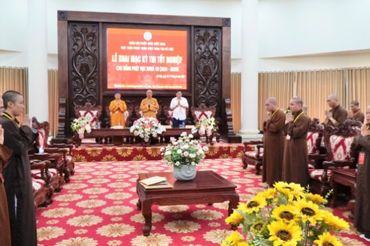 Học viện Phật giáo VN tại Hà Nội tổ chức kỳ thi tốt nghiệp Cao đẳng Phật học khóa VII (2021-2025)