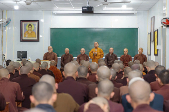 Phân ban Trung cấp Phật học thăm trường TCPH Nguyên Thiều- Gia Lai